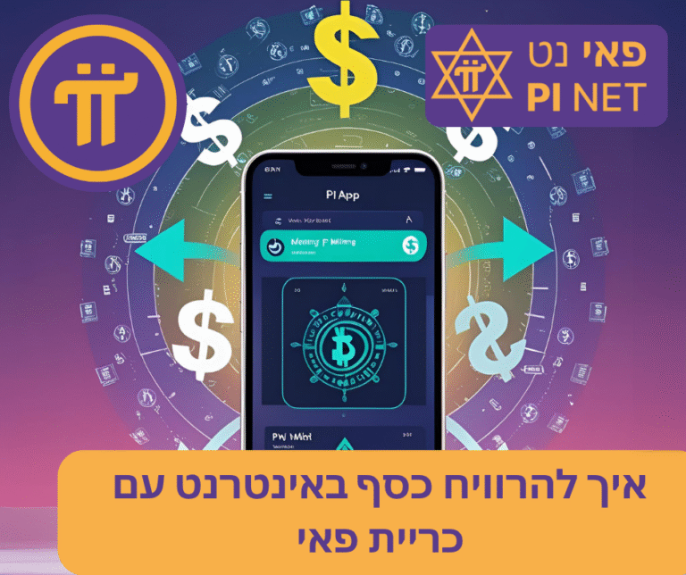 איך להרוויח כסף באינטרנט עם כריית פאי